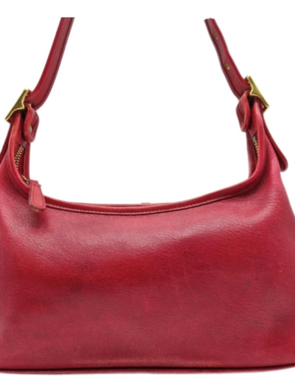 Coach Vintage 9059 Red Leather Legacy Shoulder Bag
